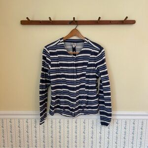 Dressbarn Striped Blazer Jacket